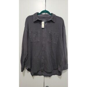 Aerie button down oversized shirt XS nwt